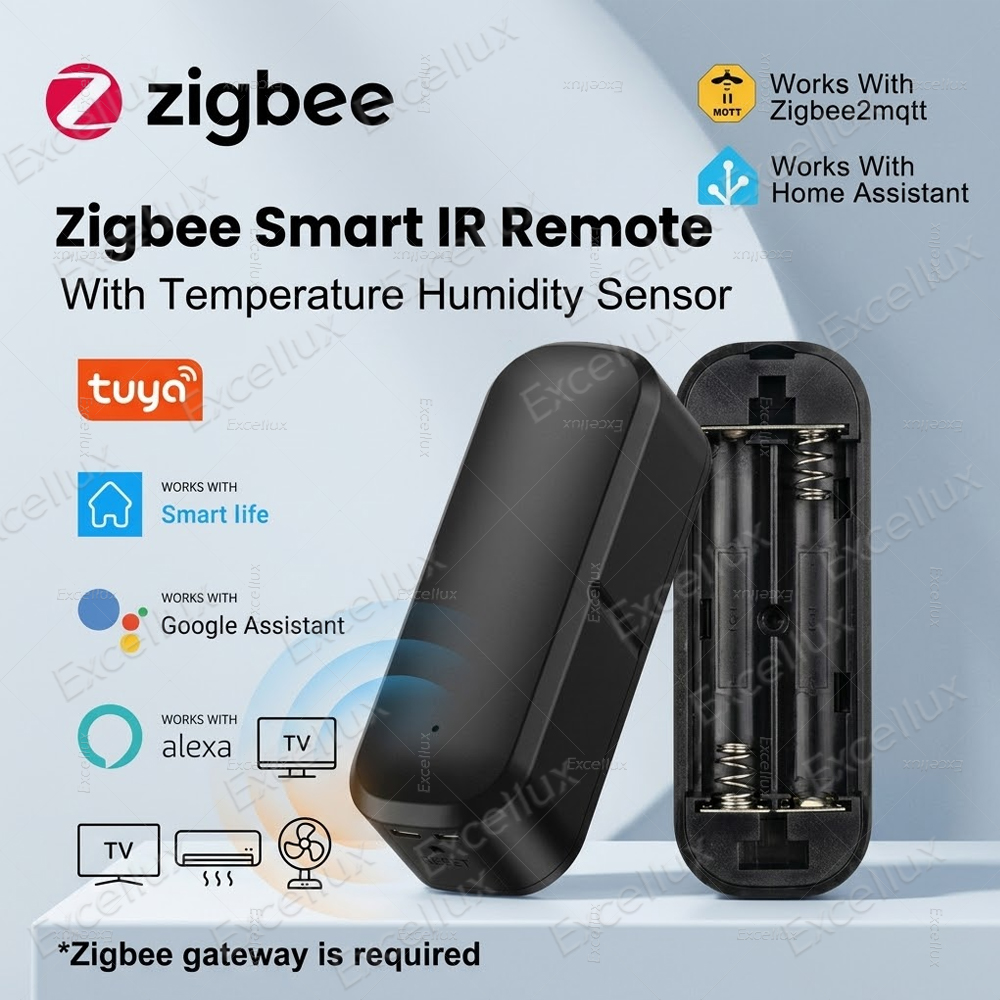 Universal Remote Smart Home - Zigbee ワイヤレス IR リモートワイヤレスユニバーサル赤外線コントローラー テレビエアコン自動化用 スマートライフ