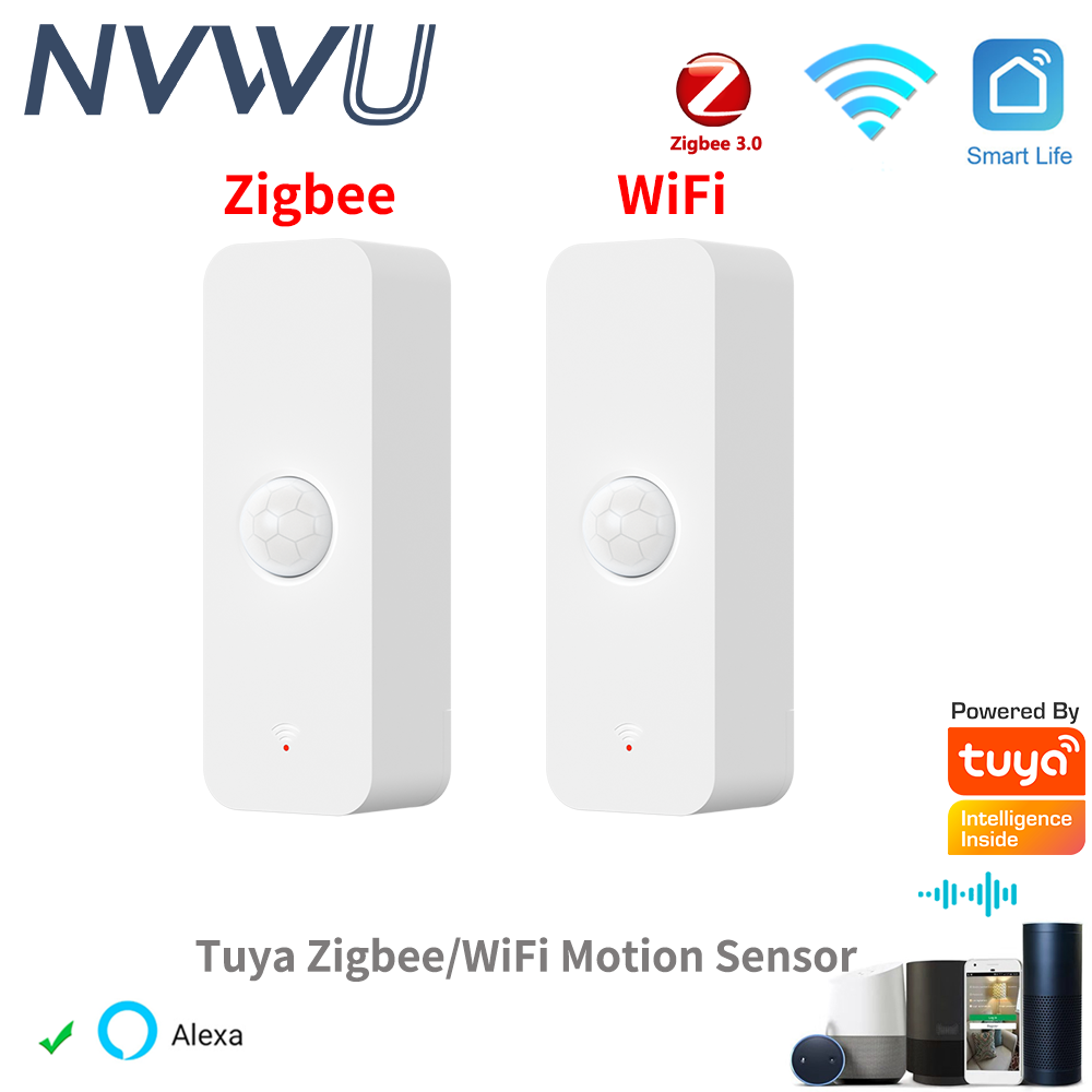Smart Home Ir - Tuya WiFi Zigbee PIR モーションセンサースマートホーム人体赤外線検出器セキュリティスマートライフは Alexa