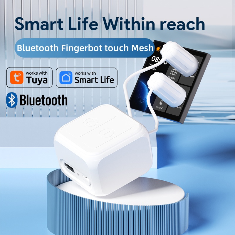 Smart Home Ir - タッチスクリーンフィンガーロボット Tuya Bluetoothスマートリモコン用 タイミングスクリーンクリッカー Alexa Google