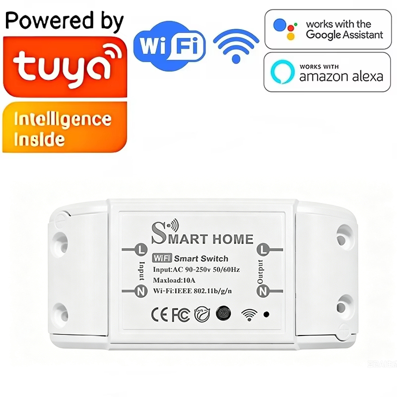 Smart Outdoor Plug - Tuya WiFiスマートライトスイッチと連携 ユニバーサルブレーカータイマー Smart Lifeアプリ ワイヤレスリモートコントロールモジュール