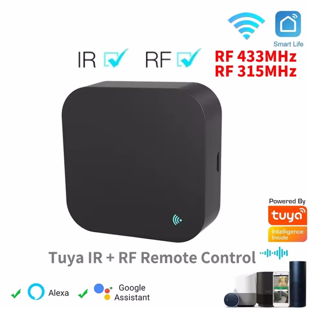 Smart Home Ir - Tuya WiFi RF IR リモコン 433MHz/315MHz