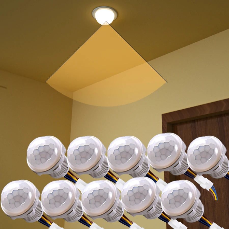Smart Home Ir - AC110V/220V対応 センサー式スマートホーム人体自動センサーナイトランプ ミニモーションセンサー PIR赤外線モーションセンサー スマートスイッチ