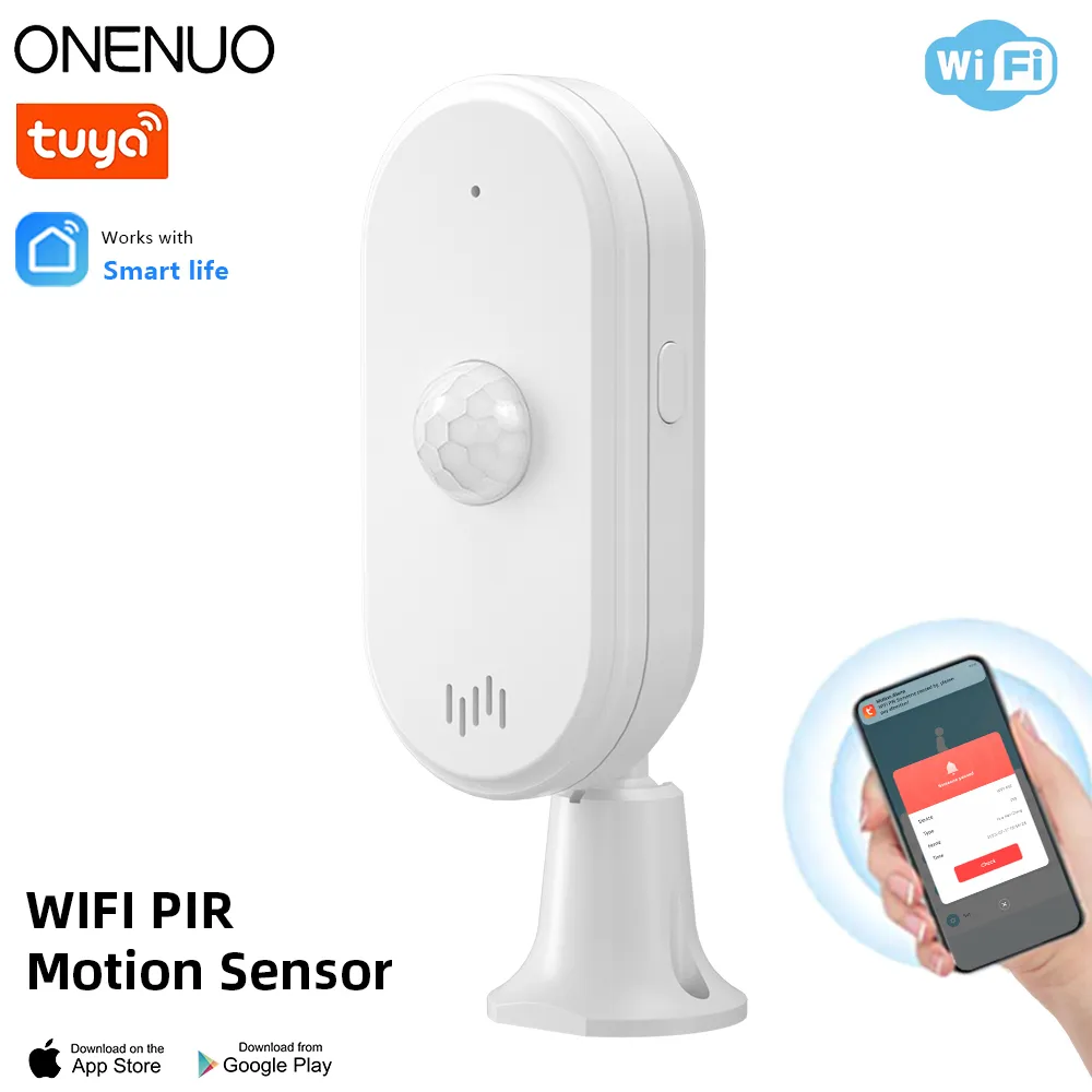 Smart Home Ir - ONENUO Tuya WiFi セキュリティ盗難警報赤外線運動人間 PIR モーションセンサー検出器スマートライフ