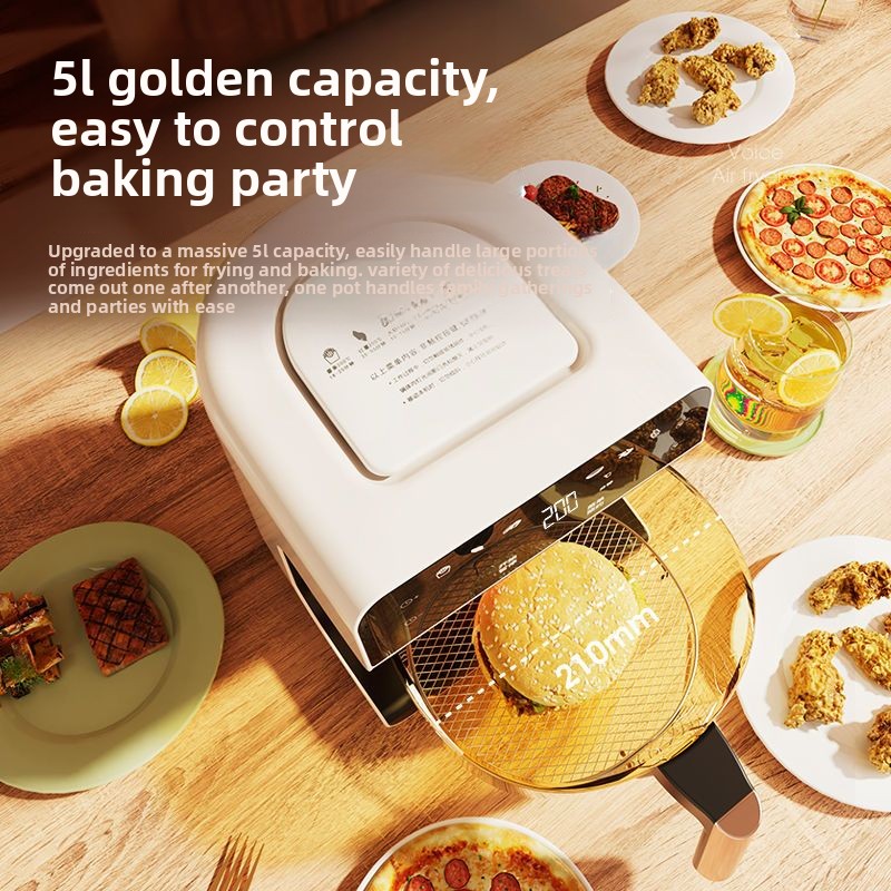 ビジュアルエアフライヤー、家庭用スマート音声起動タイマー、タ - Smart Home Oven のレビューと価格