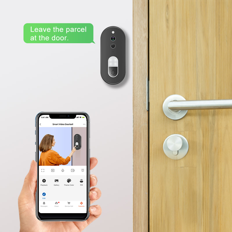 Tuya 1080P HD ワイヤレス WiFi ビデオドア - Smart Home Battery Camera のレビューと価格
