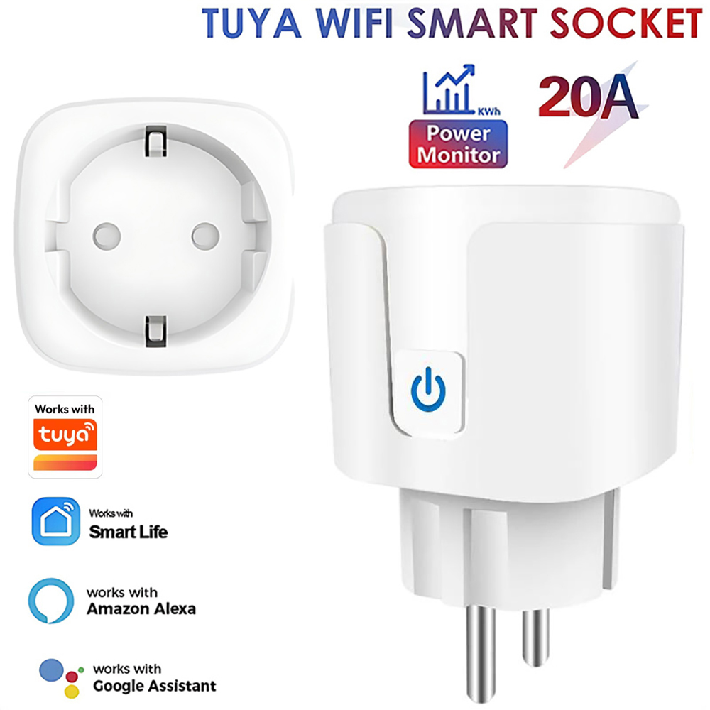 Tuya Smart Lifeアプリ対応 Wifiプラグ 2 - Smart Wall Socket のレビューと価格