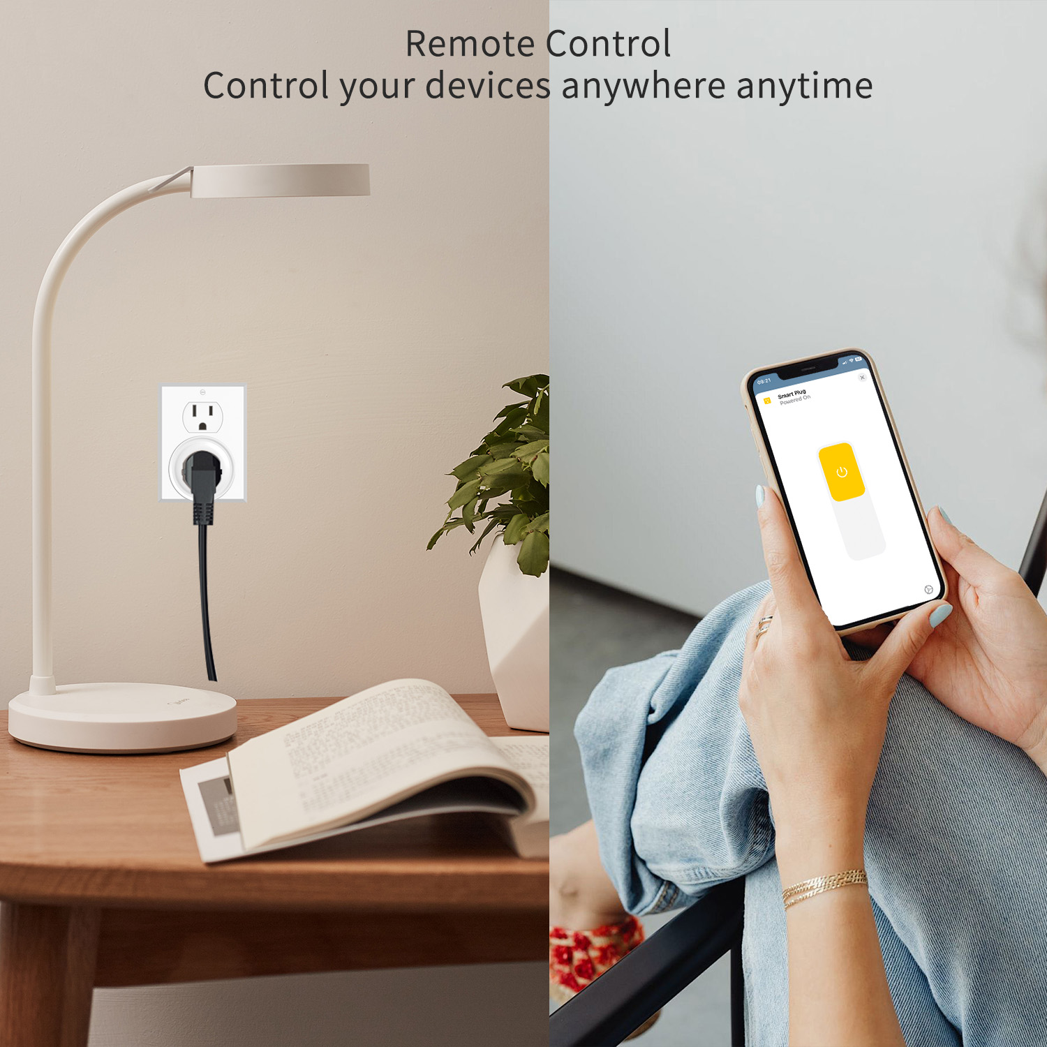HomeKit対応 USラウンドスマートプラグ 10A Wi - Smart Wall Socket のレビューと価格