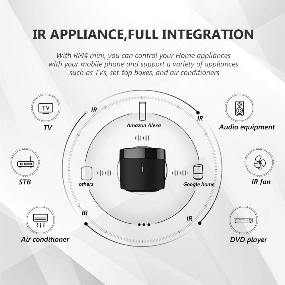 Broadlink Rm4 ミニスマートリモコン 赤外線ユニ - Smart Home Ir のレビューと価格
