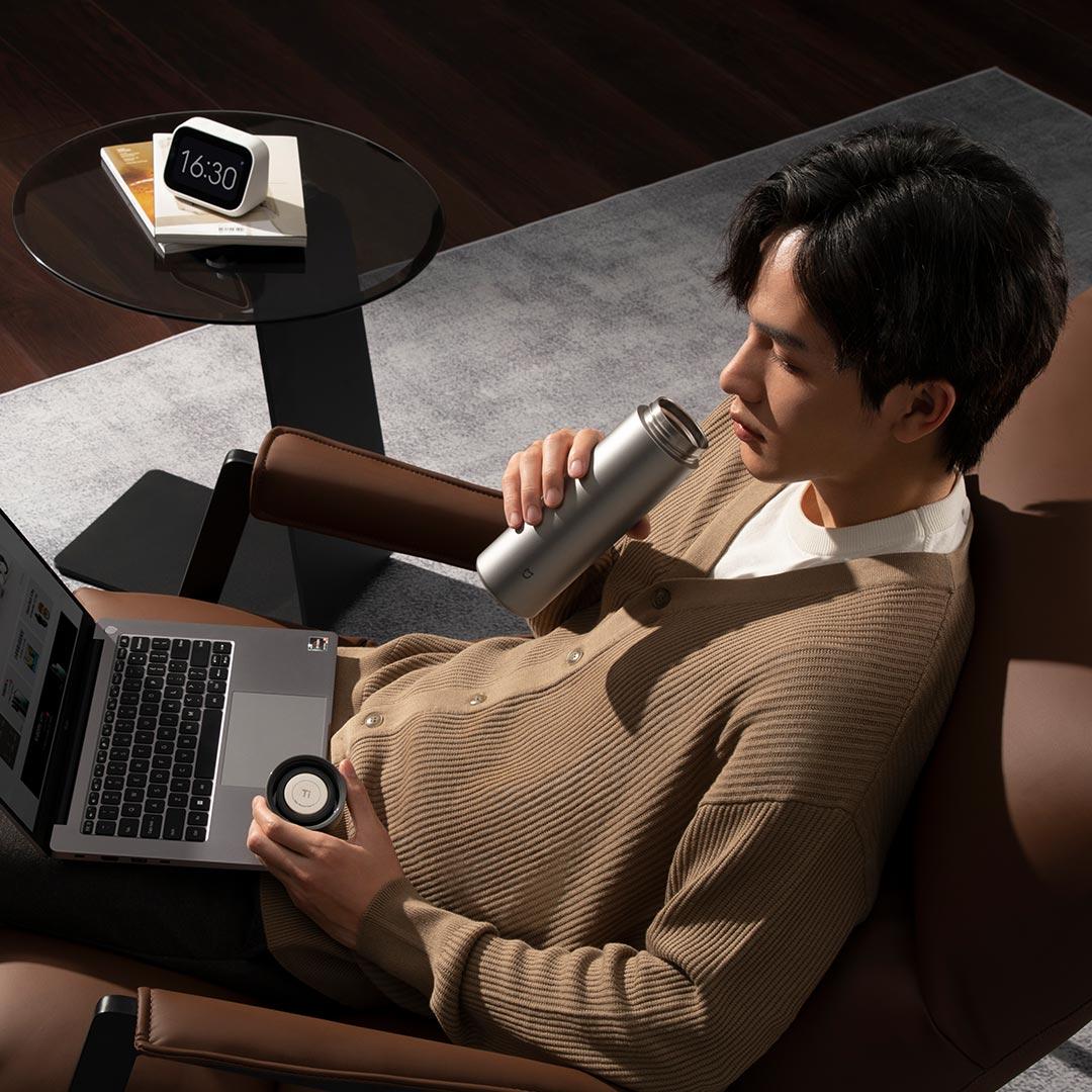 Xiaomi スマートサーモス真空フラスコ Ti 2 純チタ - Smart Home Yeelight のレビューと価格