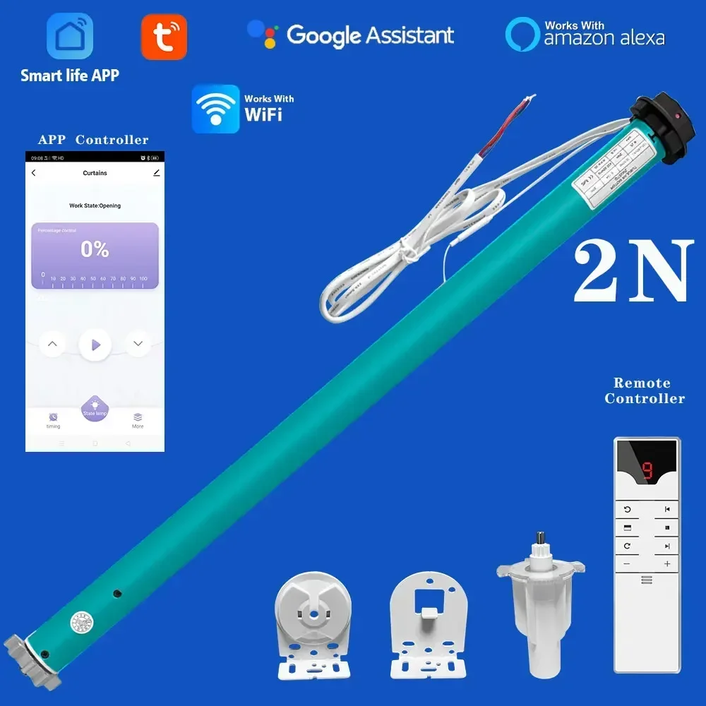 SZMYQ 25mm 2N Tuyaスマートカーテンローラー - Smart Home Youtube のレビューと価格