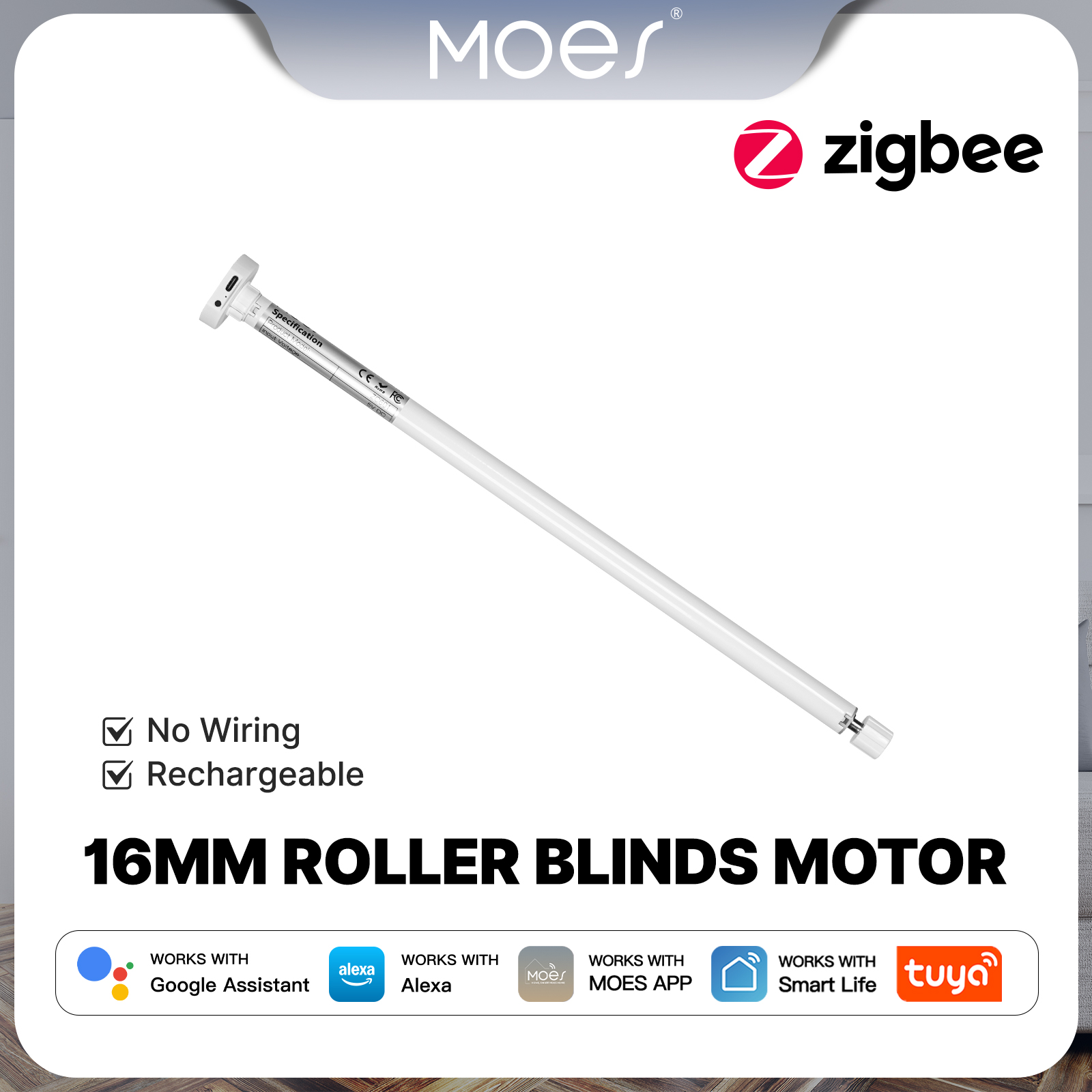 MOES Tuya Zigbee スマートローラーブラインド - Smart Home Youtube のレビューと価格