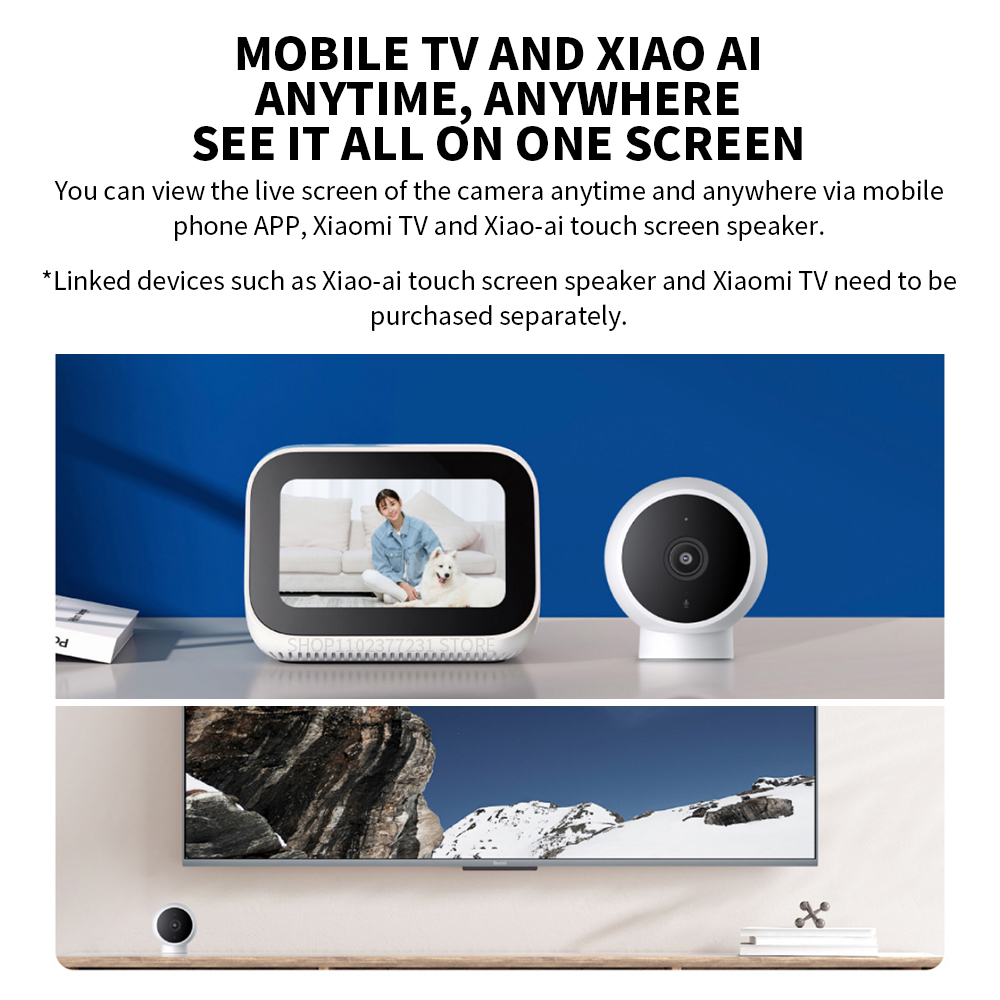 Xiaomi スマートIPカメラ 標準版 2K HD 赤外線 - Smart Home Yeelight のレビューと価格