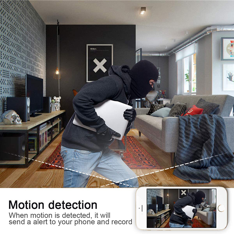 フル HD 1080P 目覚まし時計ミニカメラワイヤレス W - Smart Home Battery Camera のレビューと価格