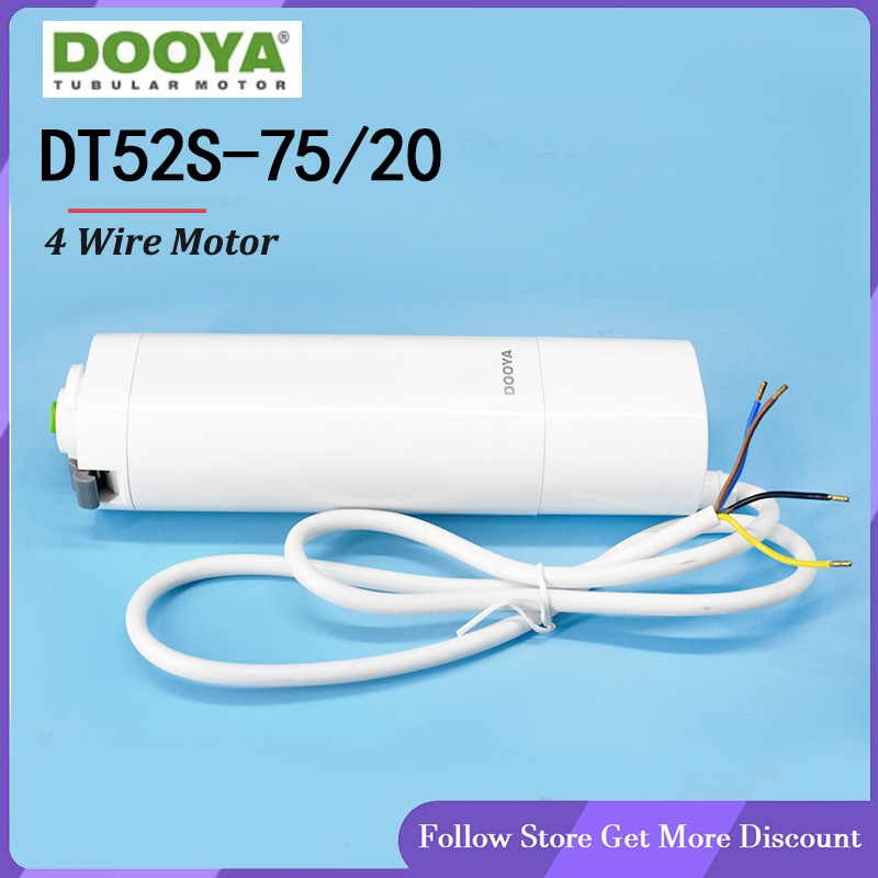 Dooya DT52S 75W 電動カーテンモーター、スマー - Smart Home Fibaro のレビューと価格