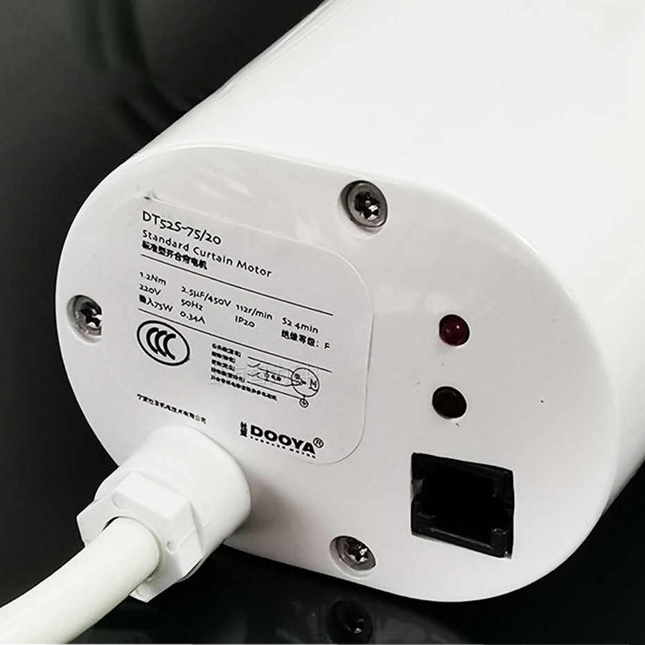 Dooya DT52S 75W 電動カーテンモーター、スマー - Smart Home Fibaro のレビューと価格