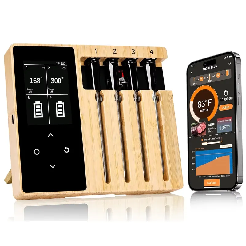 【CHIMU HOME】スマートワイヤレス肉用温度計 Blu - Smart Home Oven のレビューと価格