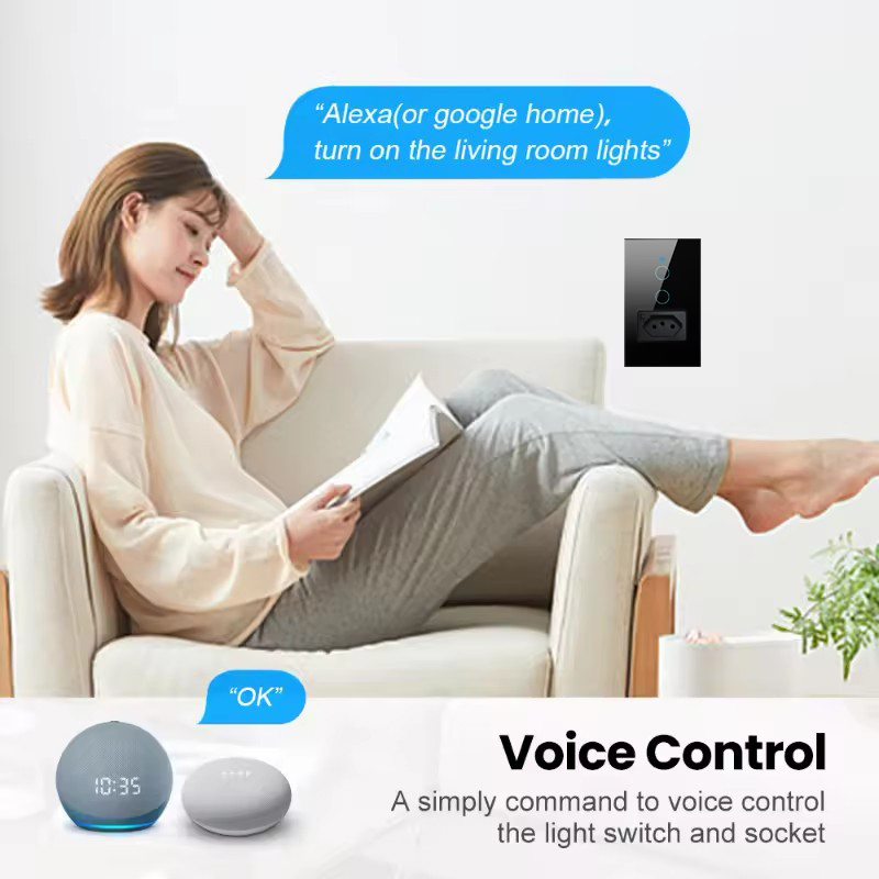 UNKAS Wifi スマートブラジルライトスイッチ壁ソケッ - Smart Wall Socket のレビューと価格