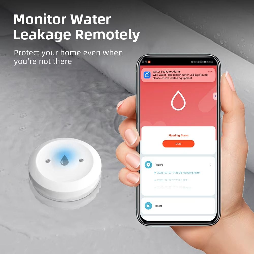 アラーム機能 ZigBee 水センサー APP リモート監視 - Smart Home Zigbee 3.0 のレビューと価格