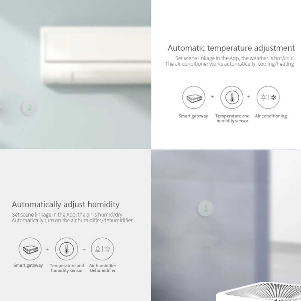 Tuya-Zigbee 3.0温度および湿度センサー,スマー - Smart Home Zigbee 3.0 のレビューと価格