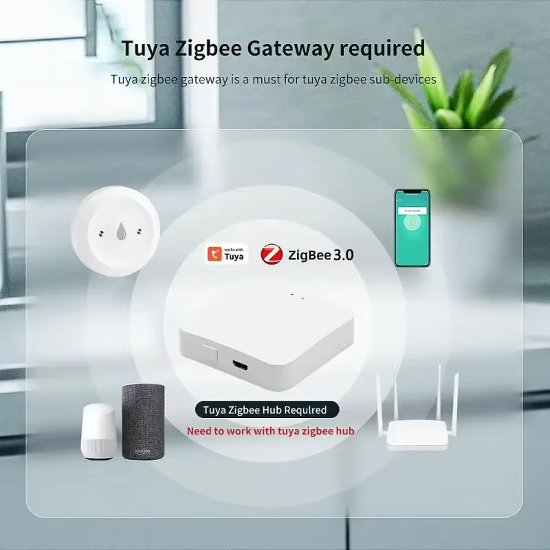 Tuya ZigBee 3.0 スマート水漏れセンサーオーバ - Smart Home Zigbee 3.0 のレビューと価格