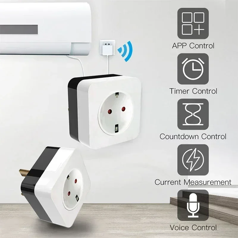 16A WiFi エアコン壁プラグソケットコンパニオンコンセ - Smart Outdoor Plug のレビューと価格
