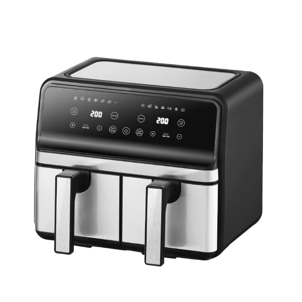 家庭用電気式ダブルバスケットエアフライヤー。多機能、大容量、 - Smart Home Oven のレビューと価格