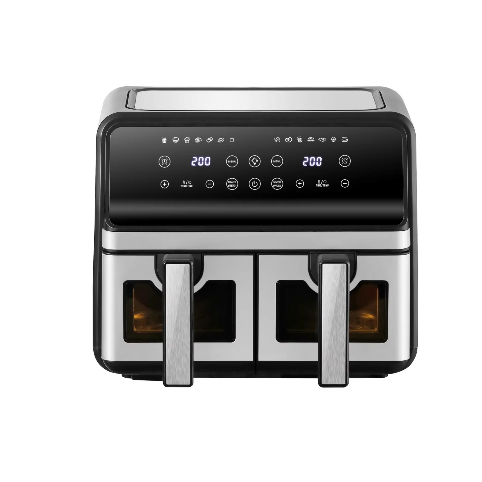 家庭用電気式ダブルバスケットエアフライヤー。多機能、大容量、 - Smart Home Oven のレビューと価格