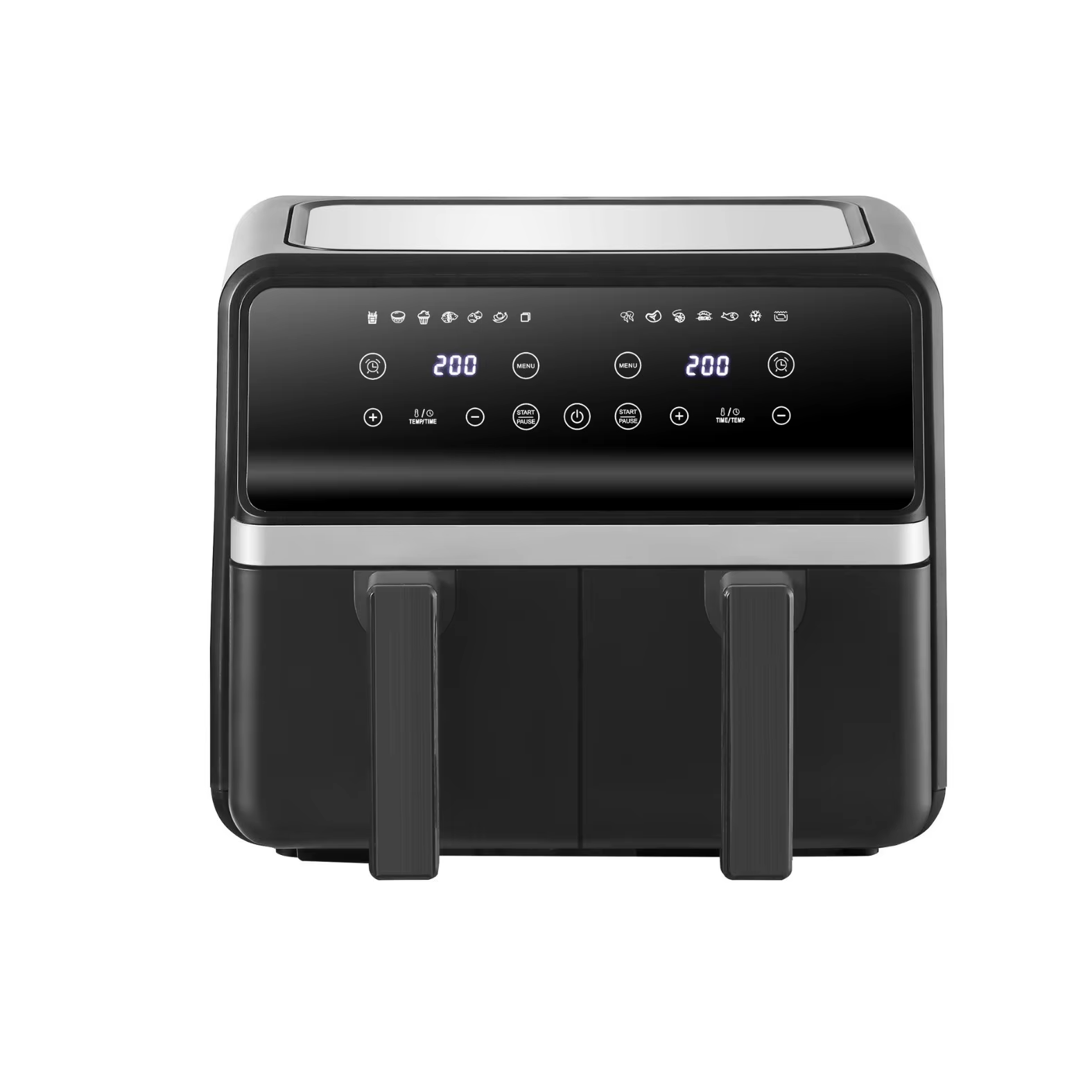 家庭用電気式ダブルバスケットエアフライヤー。多機能、大容量、 - Smart Home Oven のレビューと価格