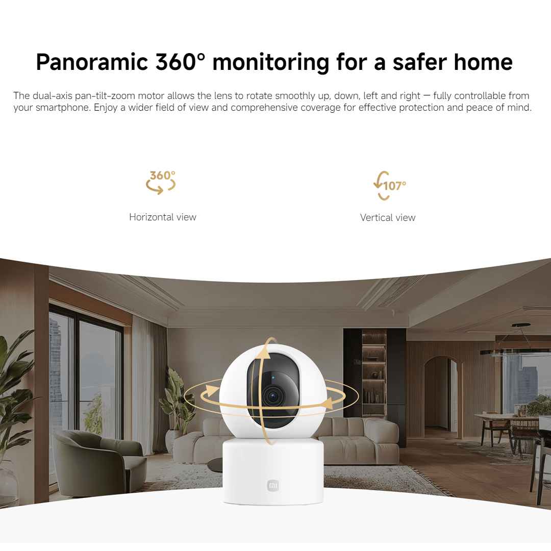 Xiaomi スマートカメラ C201 1080p HD 3 - Smart Home Yeelight のレビューと価格
