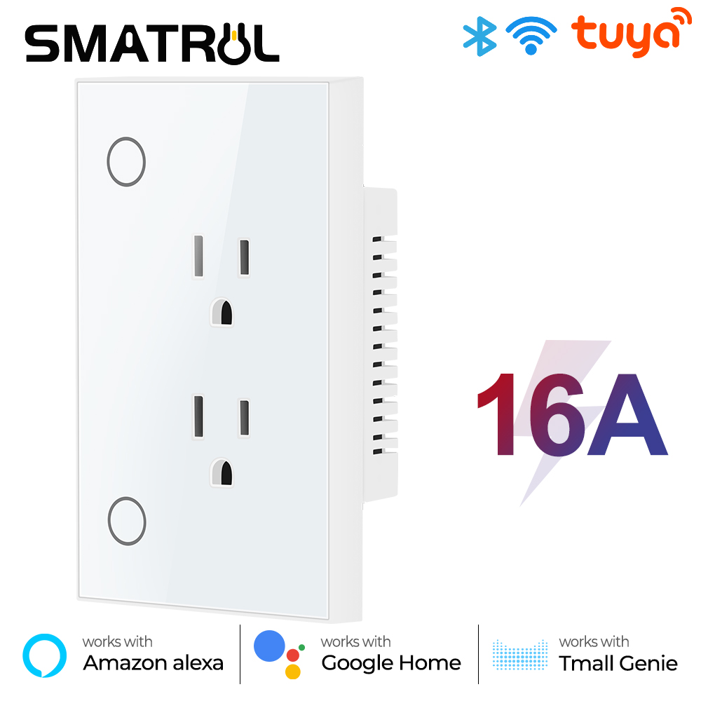 スマートライフの壁コンセント,16A,wifiプラグ,プラグ - Smart Wall Socket のレビューと価格