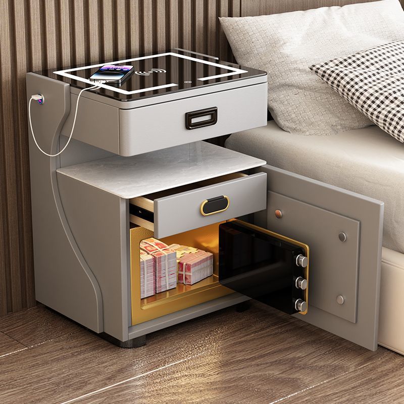スマート多機能ベッドサイドテーブル - 内蔵金庫付きベッドサ - Smart Home Design のレビューと価格