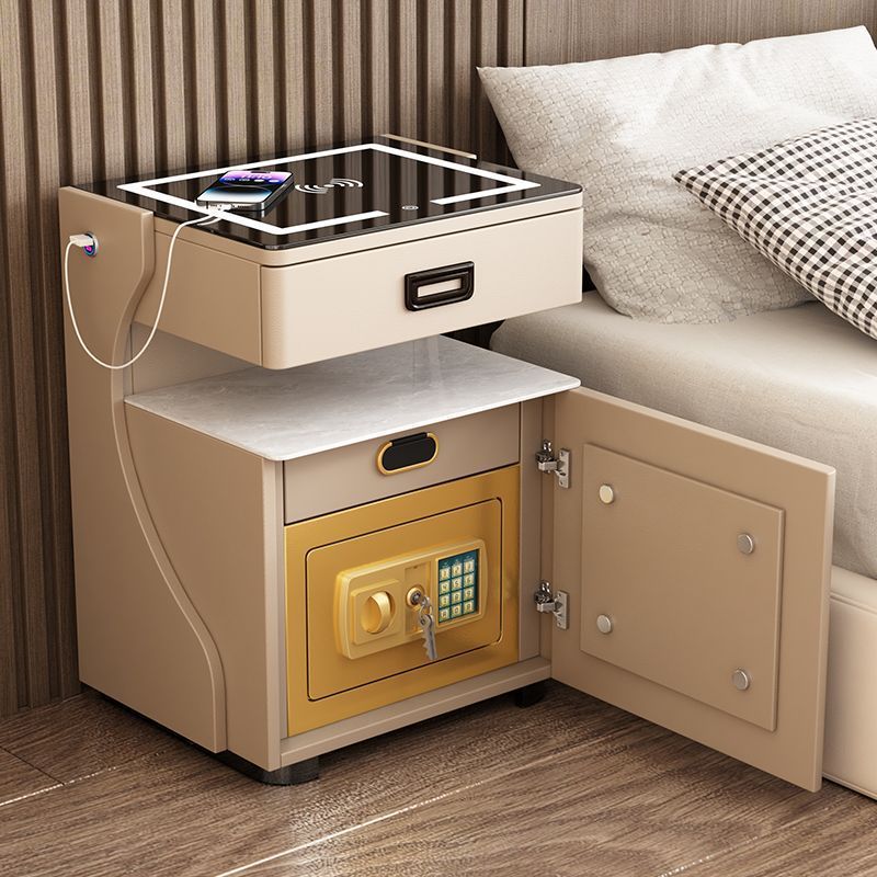 スマート多機能ベッドサイドテーブル - 内蔵金庫付きベッドサ - Smart Home Design のレビューと価格