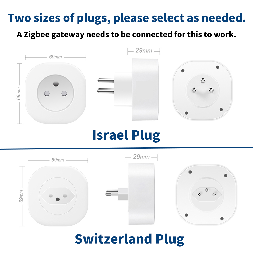 BORUIDAPLS スイス イスラエルプラグ Tuya ス - Smart Wall Socket のレビューと価格