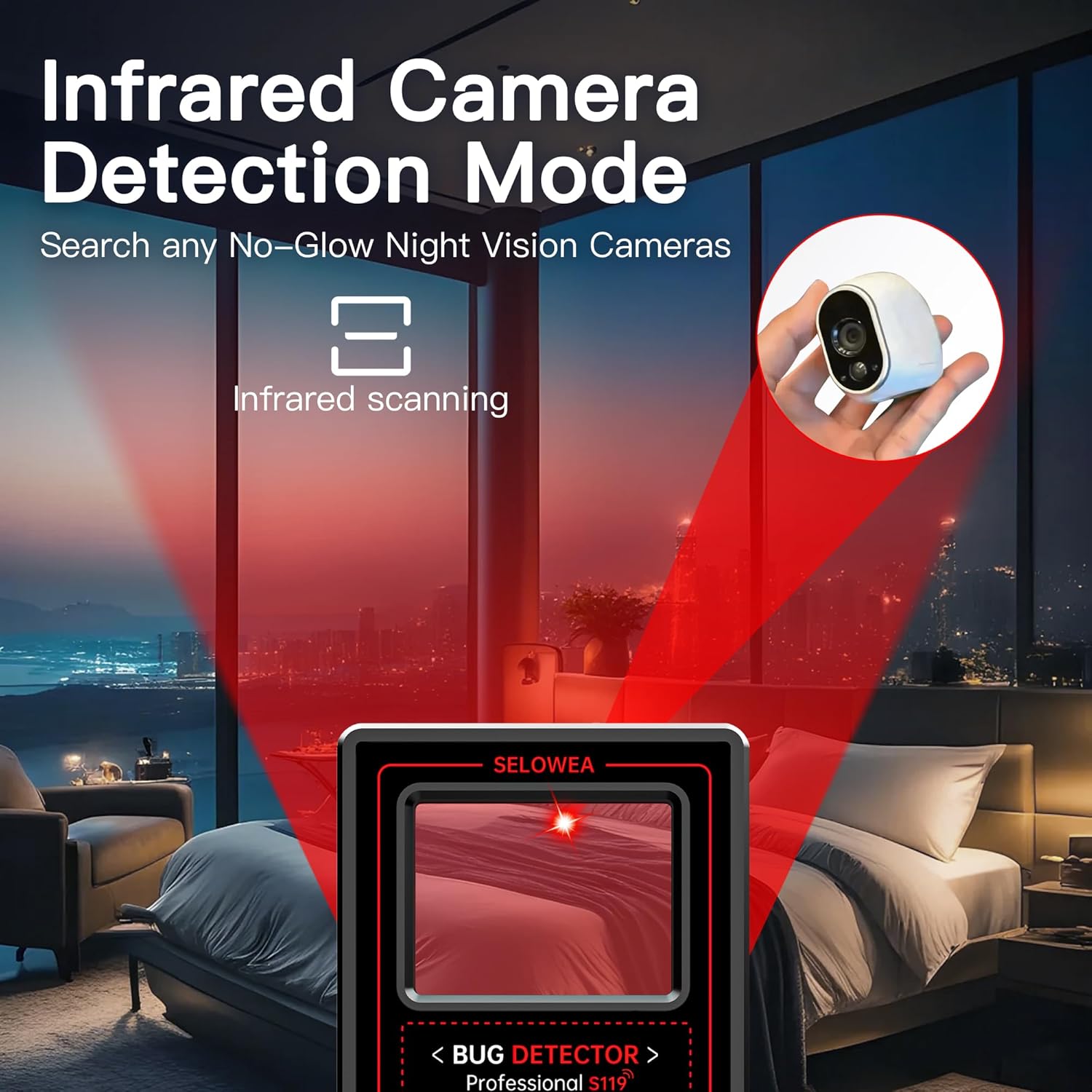盗聴器発見器、スマートバグ検知器、高精度GPS追跡装置検知器 - Smart Home Fibaro のレビューと価格