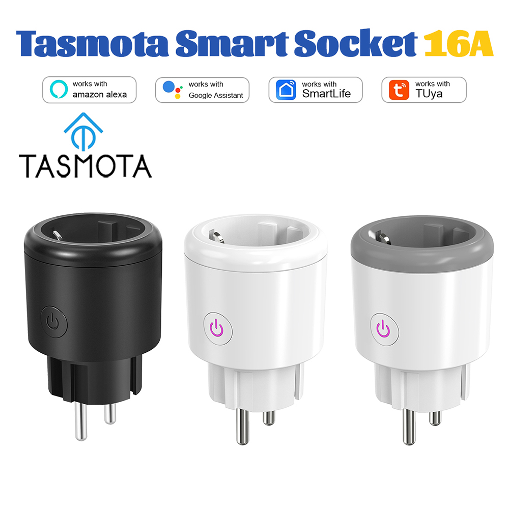 Tasmota EUスマートプラグ 16A WiFi対応 電 - Smart Wall Socket のレビューと価格
