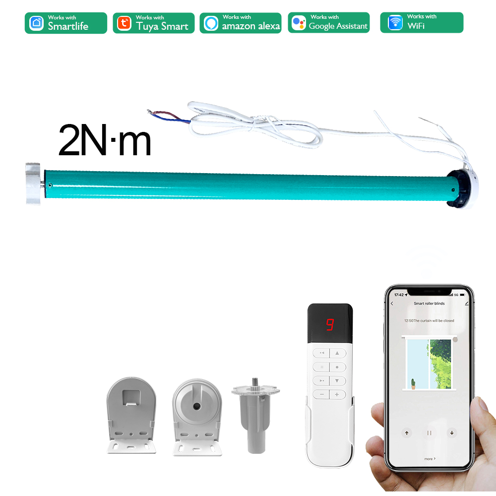 2N·m Tuya Wifi対応 有線電動ローラーブラインド - Smart Home Youtube のレビューと価格
