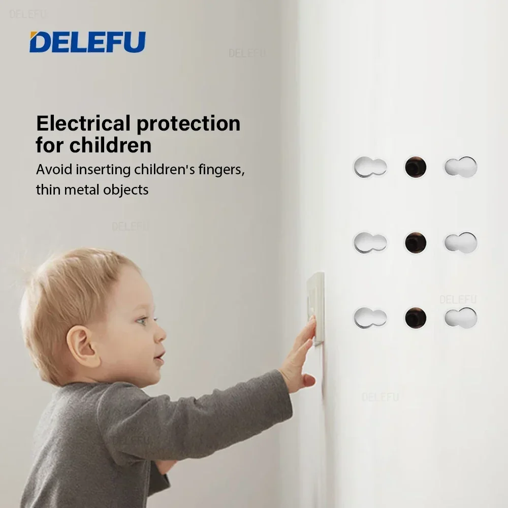 DELEFU ブラック耐火PC イタリア製 USB Type - Smart Wall Socket のレビューと価格