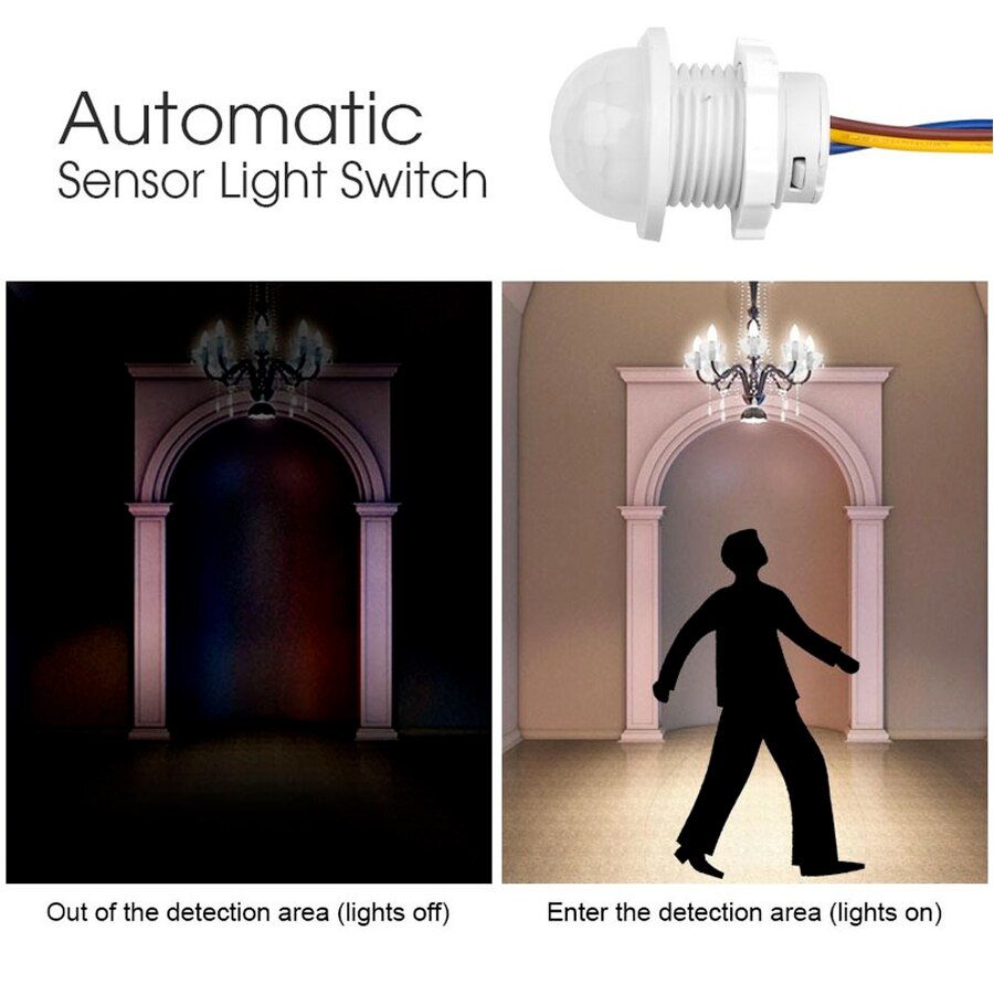 AC110V/220V対応 センサー式スマートホーム人体自動 - Smart Home Ir のレビューと価格