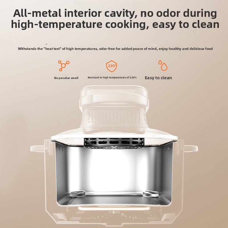 6.5Lスマートエアフライヤーオーブン 家庭用多機能大容量タ - Smart Home Oven のレビューと価格