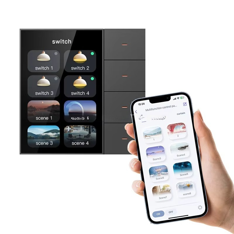 F3 Pro 3.5インチIPSタッチパネルスマートスイッチ - Smart Home Design のレビューと価格