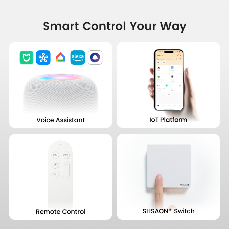 Yeelight スマートスリム LED シーリングライト目 - Smart Home Yeelight のレビューと価格