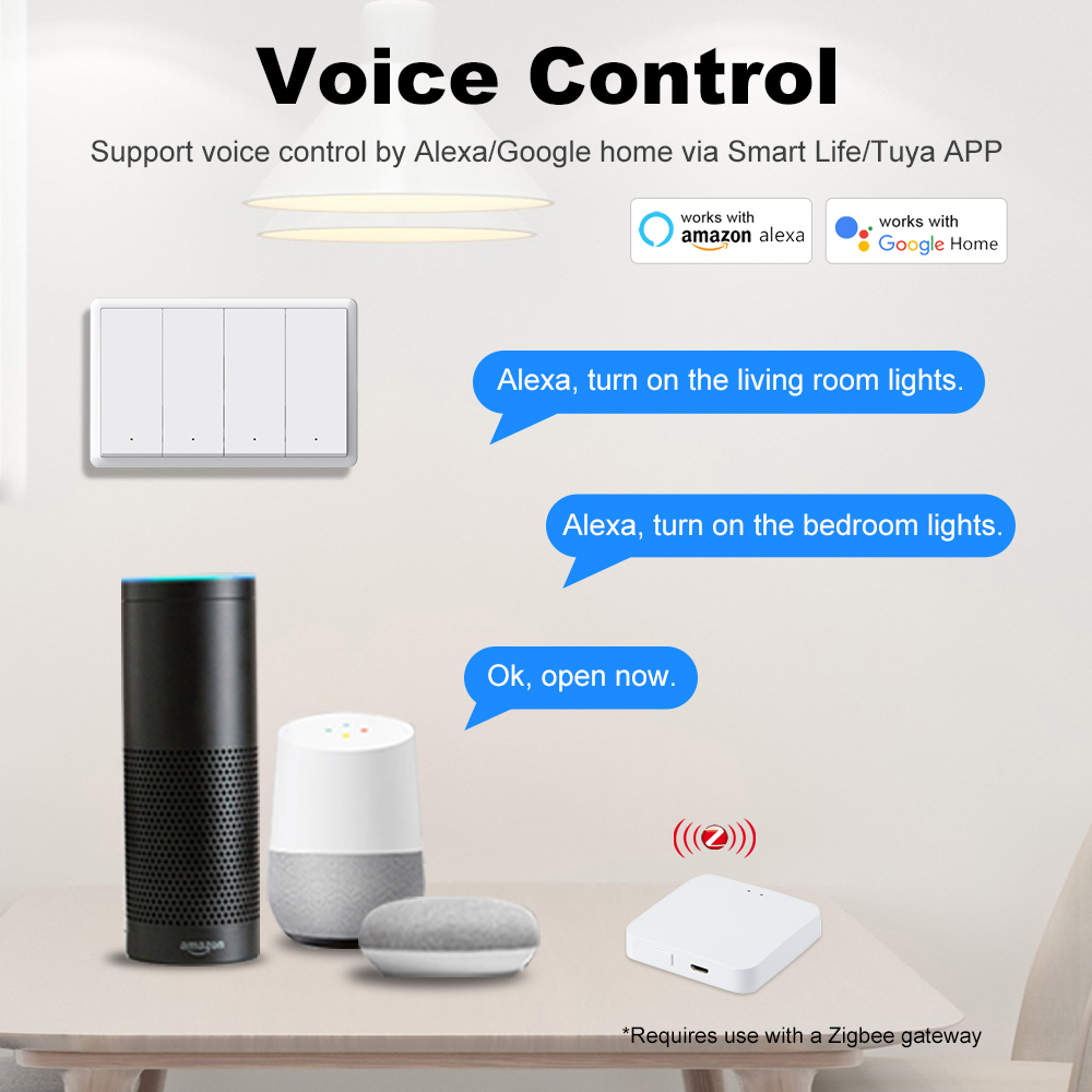 MANHOT ZigBee3.0 スマートスイッチ 中性線不 - Smart Wall Socket のレビューと価格
