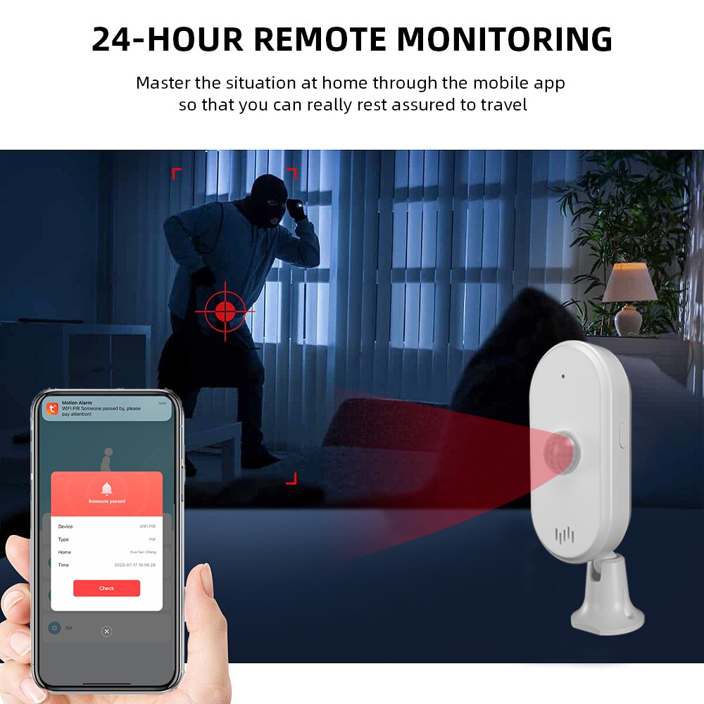 ONENUO Tuya WiFi セキュリティ盗難警報赤外線 - Smart Home Ir のレビューと価格