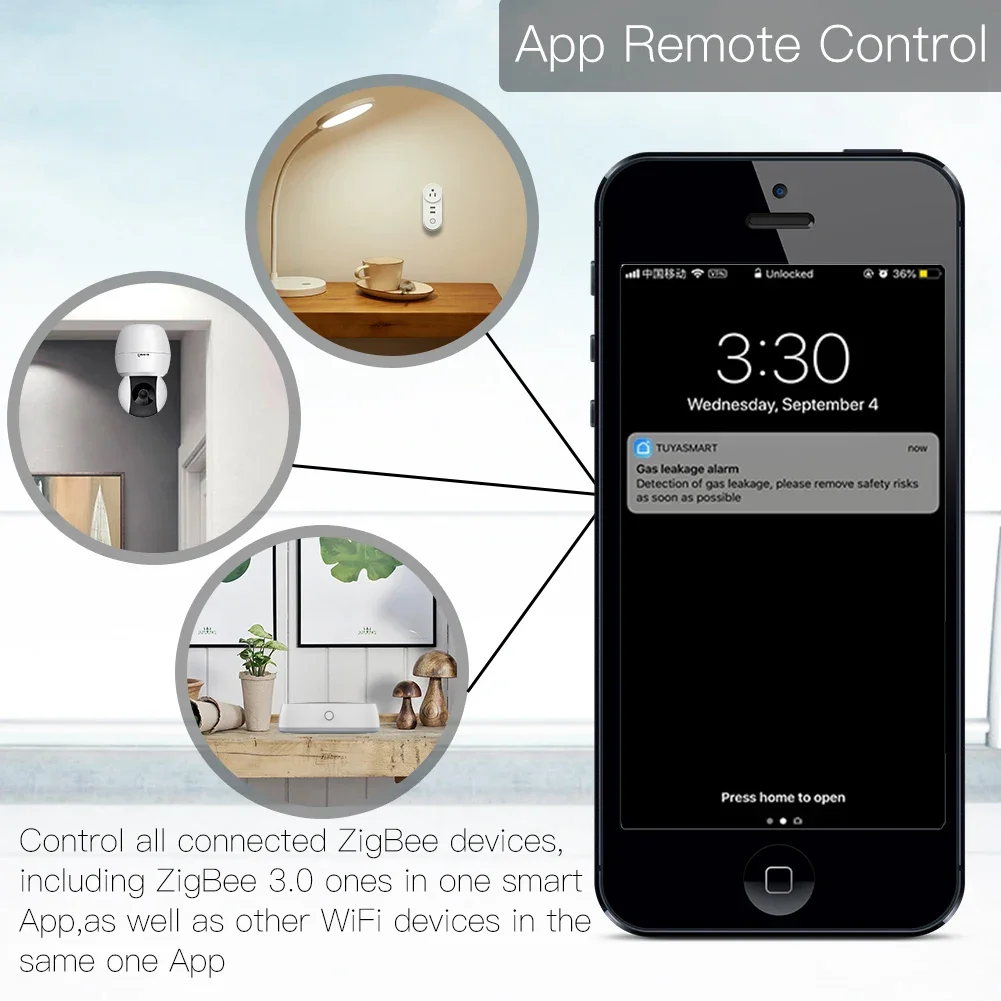 Tuya ZigBee 3.0 スマート ゲートウェイ ハブ - Smart Home Zigbee 3.0 のレビューと価格